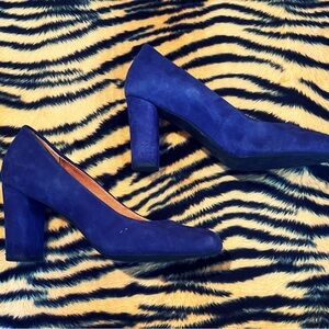 clarks Blue Suede Women's Pumps